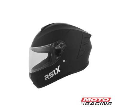 CASCO INTEGRAL RS1X SOLID NEGRO MATE "M" 58cm (HAWK)